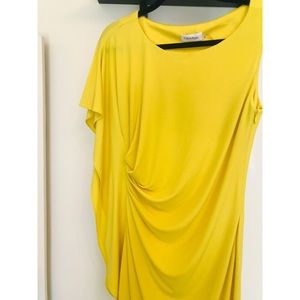 NEW Calvin Klein Beautiful Yellow Dress